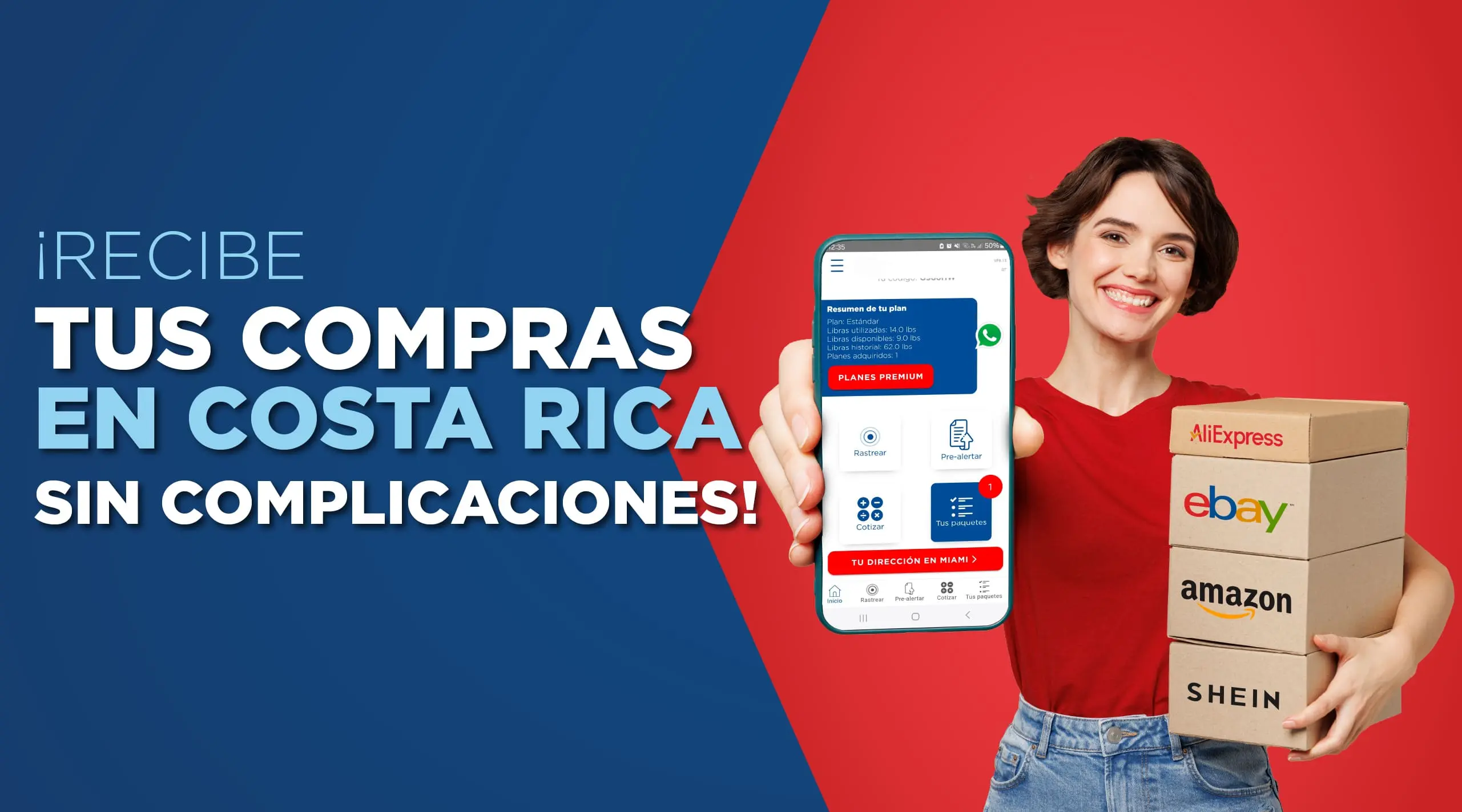 Recibe tus compras de AliExpress, Amazon, eBay y Shein en Costa Rica con Quick Box USA